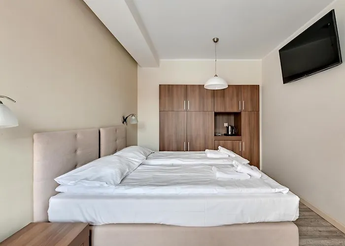 Lägenhetshotell Dom & House - Jelitkowo 50 Metrow Od Plazy Gdańsk